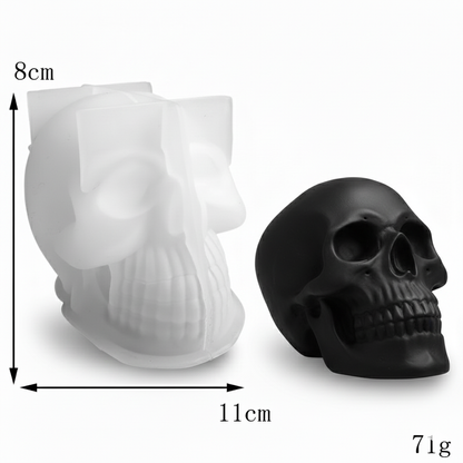 Skull Scented Candle Silicone Mold Epoxy DIY Table Decoration