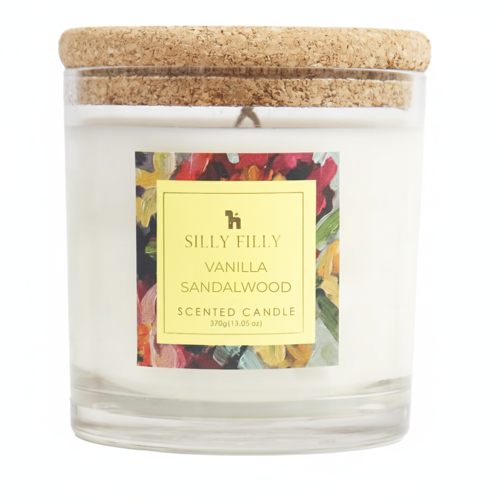 Glass Jar Candle 13 oz, 40+ Hours Burn Time – Refresh & Relax Your Space