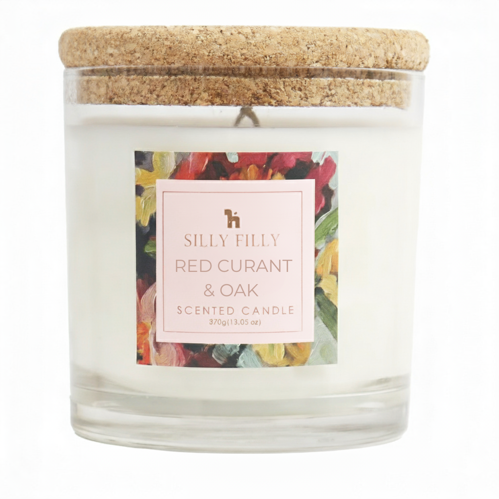 Glass Jar Candle 13 oz, 40+ Hours Burn Time – Refresh & Relax Your Space