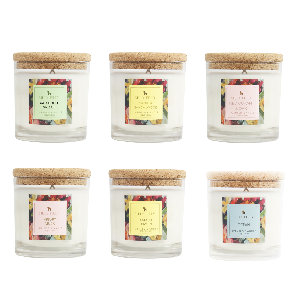 Glass Jar Candle 13 oz, 40+ Hours Burn Time – Refresh & Relax Your Space