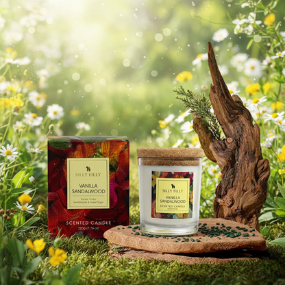 Glass Jar Candle 13 oz, 40+ Hours Burn Time – Refresh & Relax Your Space