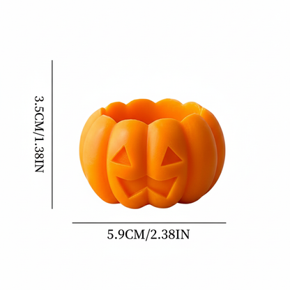 1/2pcs Ghost & Pumpkin Scented Candle Adorable Soy Wax Candles Idea Gifts for Holiday Halloween Home Party Atmosphere Decorative