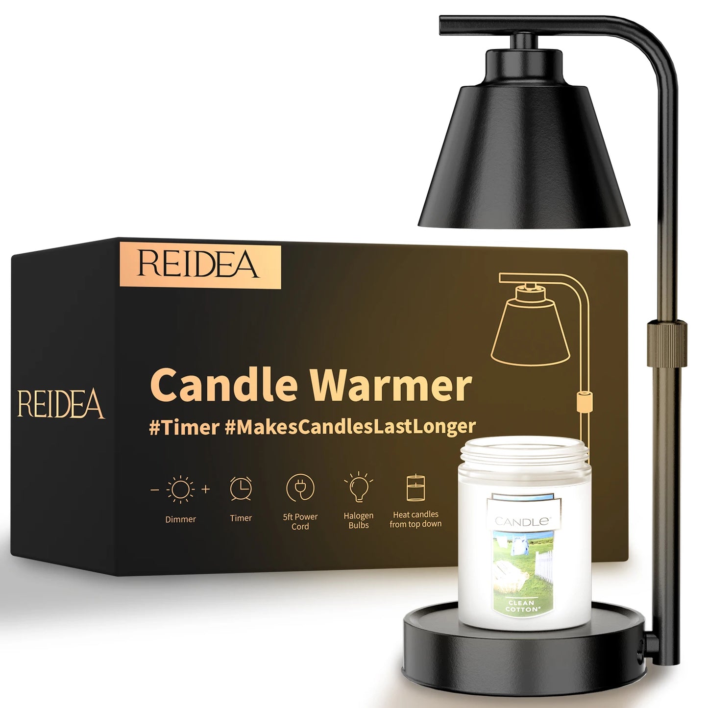 ZenAura Candle Melting Lamp