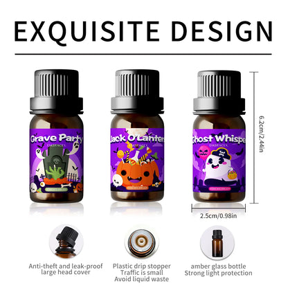 Jack O'Lantern Pumpkin Essential Oil 10ml – Halloween Fragrance Oil for Candles