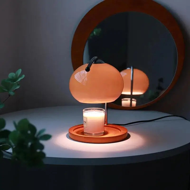 Rustic Glow Candle Lamp