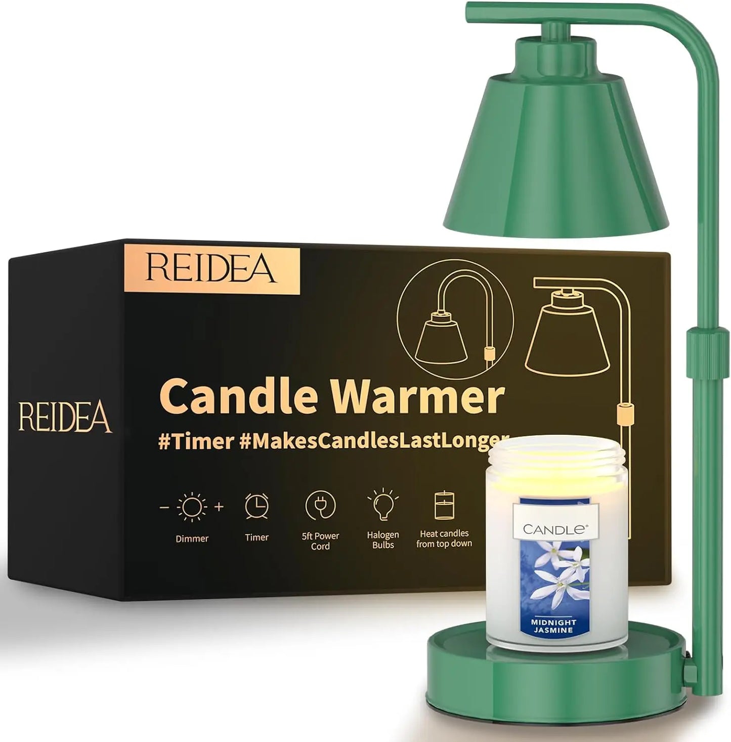 ZenAura Candle Melting Lamp