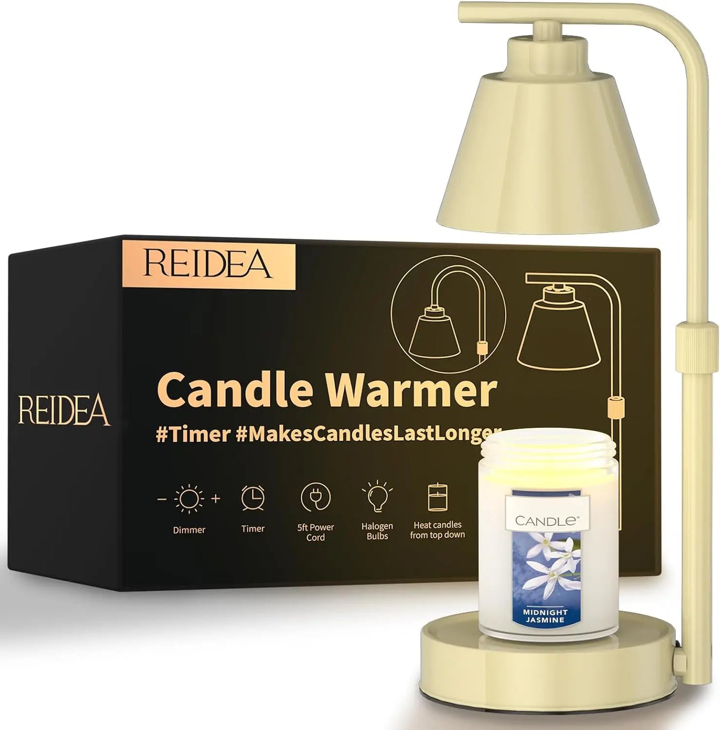 ZenAura Candle Melting Lamp