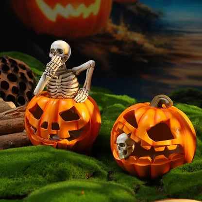 Halloween Skeleton Pumpkin Silicone Candle Molds