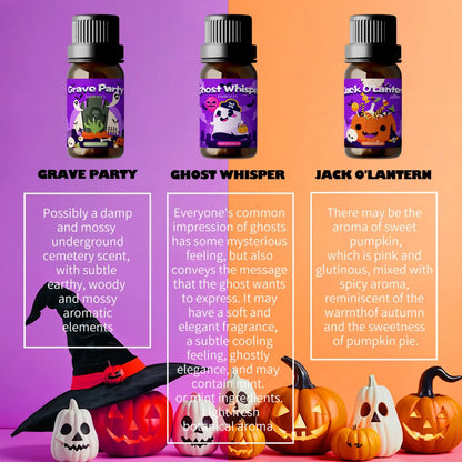 Jack O'Lantern Pumpkin Essential Oil 10ml – Halloween Fragrance Oil for Candles